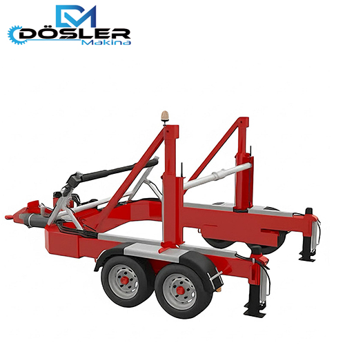 Manuel hydroulic cable drum trailer 15 Tons capacity